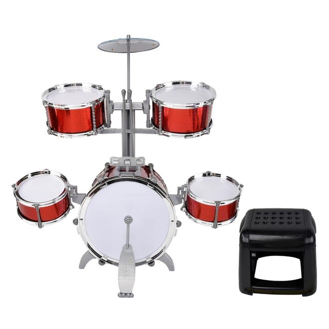 Toy Drum Set And Stool