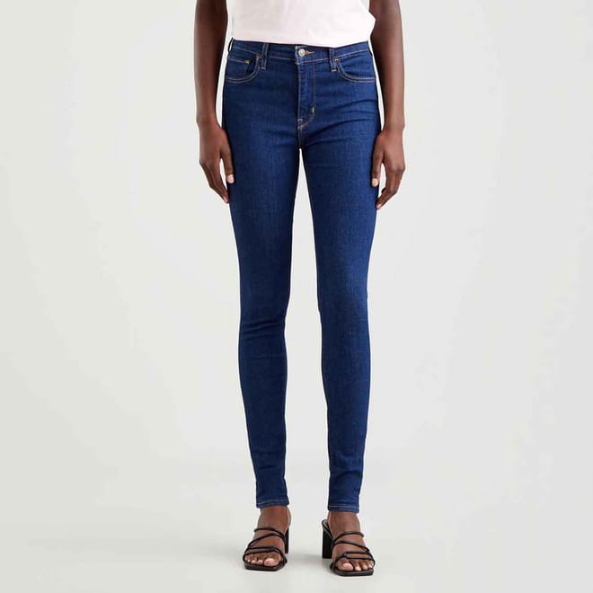720 High Rise Super Skinny Rinsed Jeans