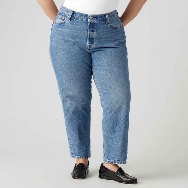 501 Plus Original Crop Jeans