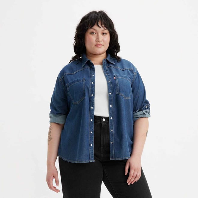 Plus Teodora Western Shirt