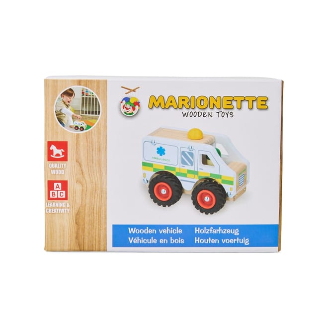 Wood Vehicle Toy Childrens