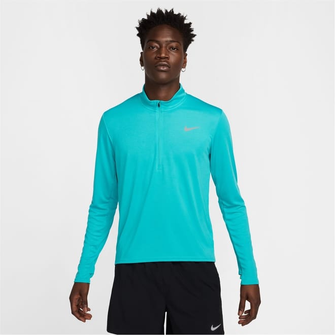 Mens Half Zip Core Long Sleeve Running Top
