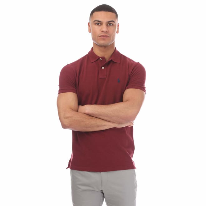 Custom Slim-Fit Mesh Polo Shirt