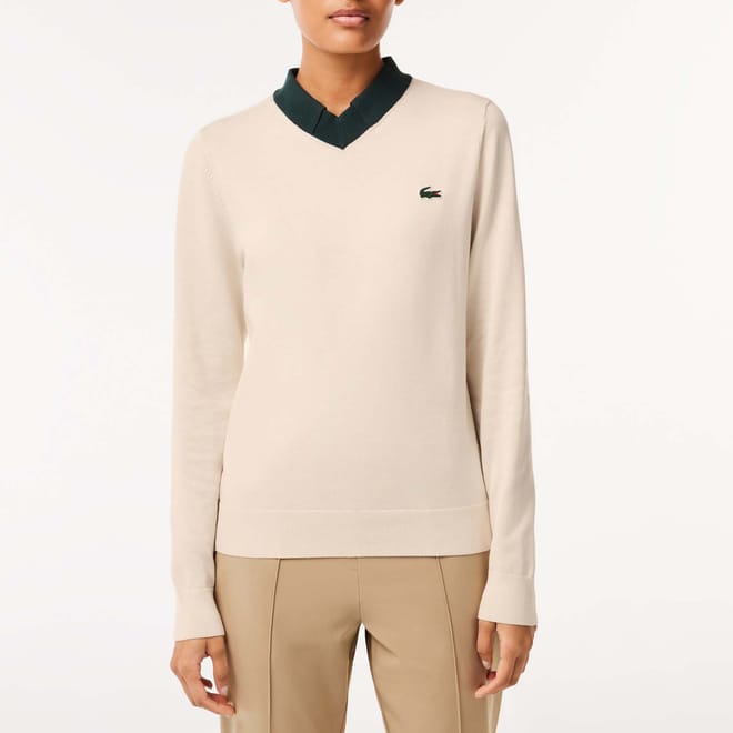 Cotton Pima Technical Knit Golf Sweater