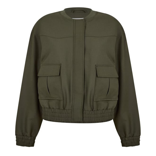 Smart Relaxed Fit Bomber Jacket