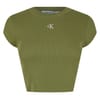 Rib Cropped T-Shirt