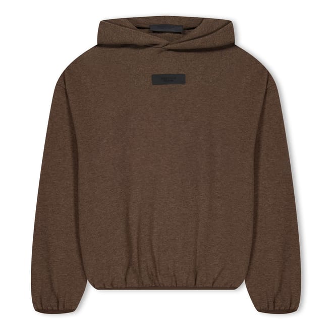 Cotton Logo Patch Hoodie