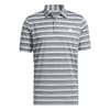 Mens Two Color Striped Golf Polo Shirt
