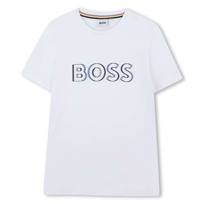 Logo Print Regular Fit Crew Neck T-Shirt