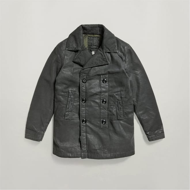 Denim Peacoat