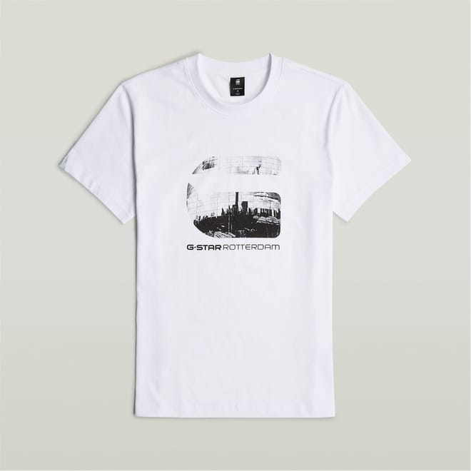 Rotterdam Globe Lettering T-Shirt