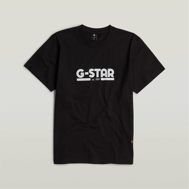 Line Script Lettering Regular Fit T-Shirt