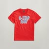 3D Dot Lettering Crew Neck T-Shirt