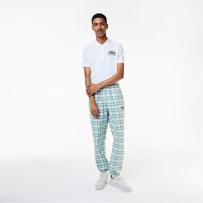 Plaid Slim Cut Joggers