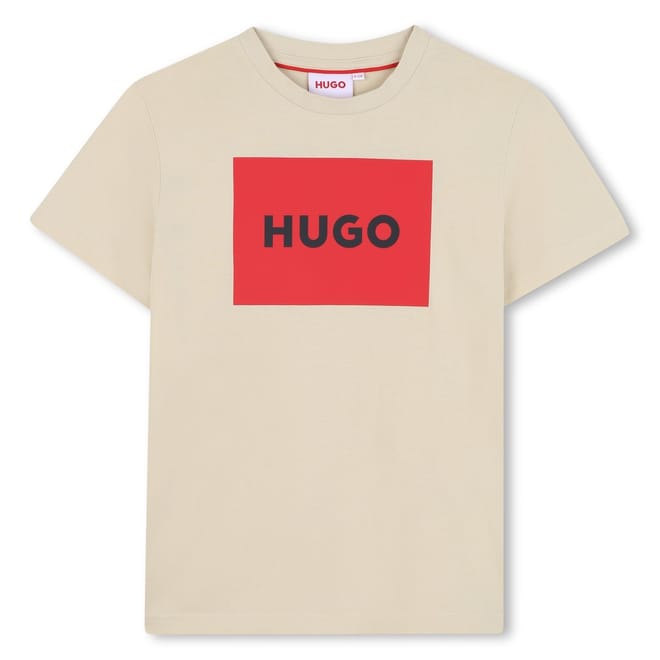 Cotton Large Box Logo T-Shirt Juniors