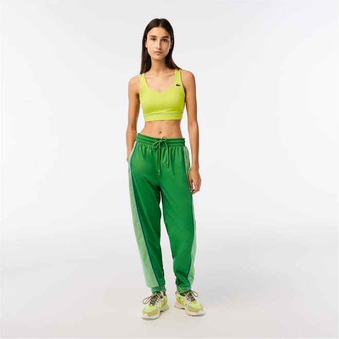 Color Block Side Pocket Slim Cut Track Pants