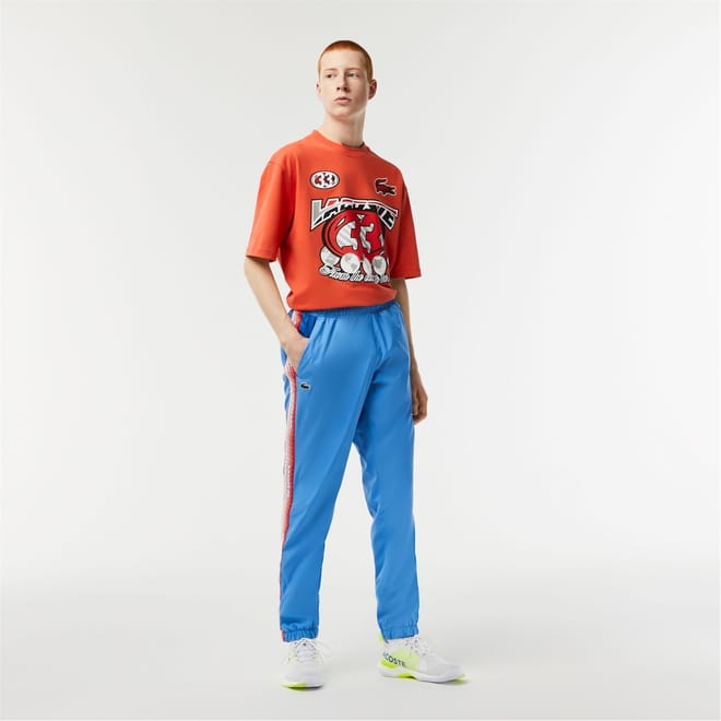 Color Block Side Stripes Slim Cut Track Pants