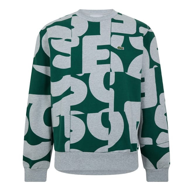 Lacoste Lettering Regular Fit Long Sleeve Sweatshirt