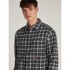 Badge Flannel Long Sleeve Shirt