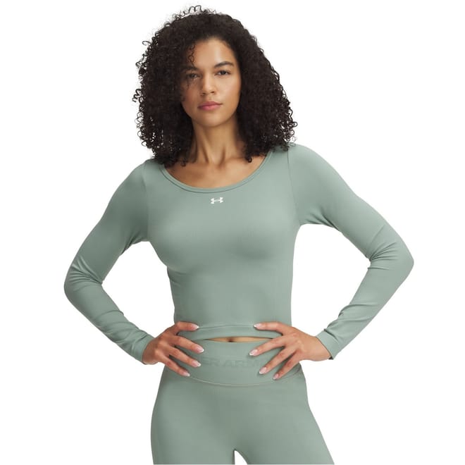 Vanish Cropped Slim Fit Long Sleeve T-Shirt