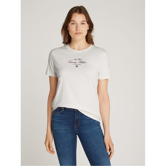 Script Crew Neck Regular Fit T-Shirt