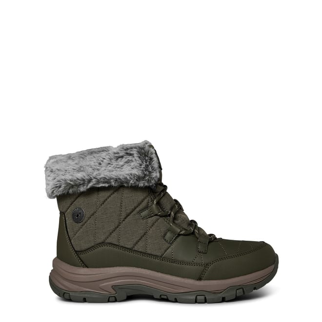 Fold Over Faux Fur Winter Boots