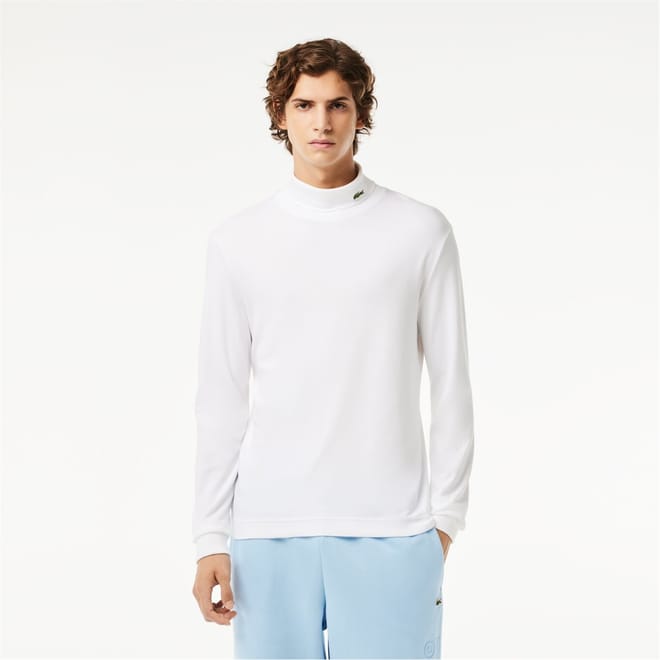Turtleneck Crocodile Print Regular Fit T-Shirt