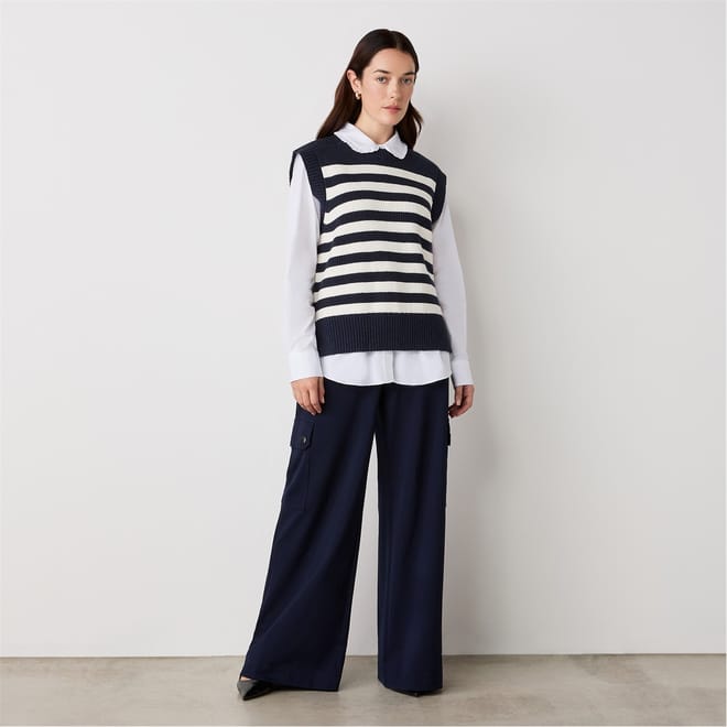 Lexi Horizontal Stripe Gilet