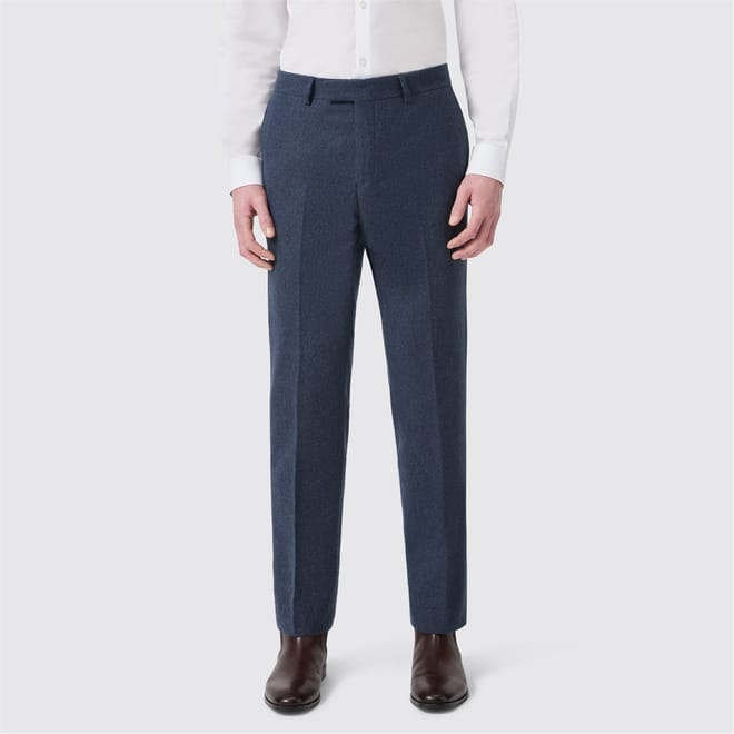 Mens Archer Slim Fit Donegal Trousers