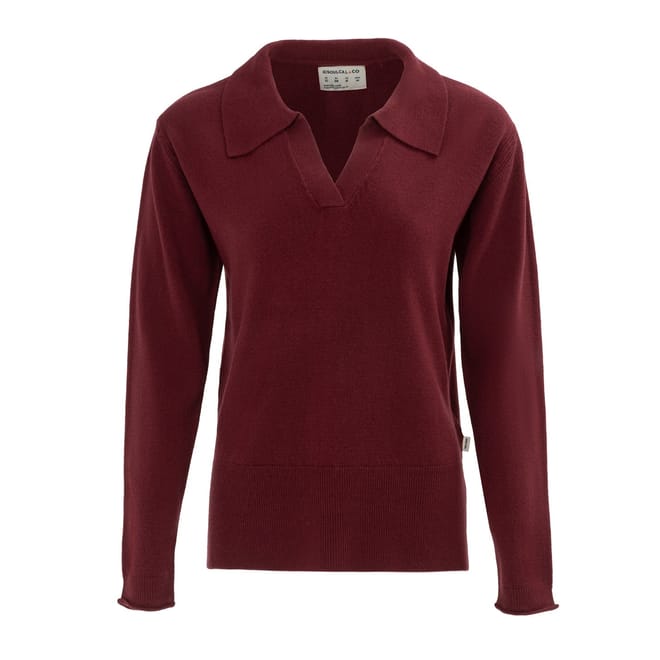 Cal Women Long Sleeve Polo Jumper
