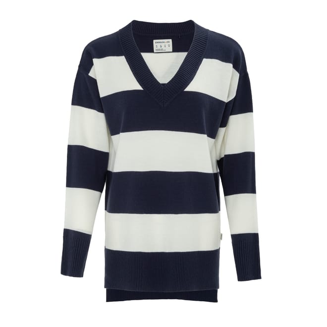 Cal Women Long Sleeve Stripe Jumper
