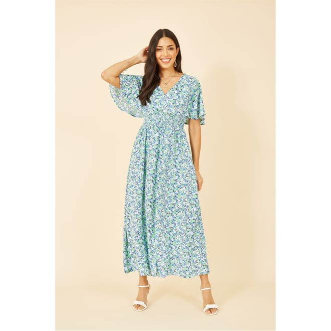 Ditsy Print Maxi Dress