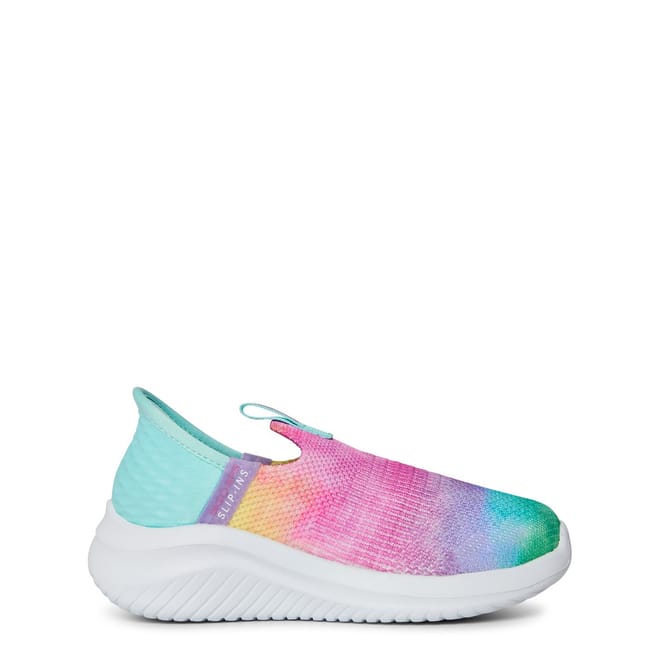 Slip Ins Multi Print Stretch Fit Trainers