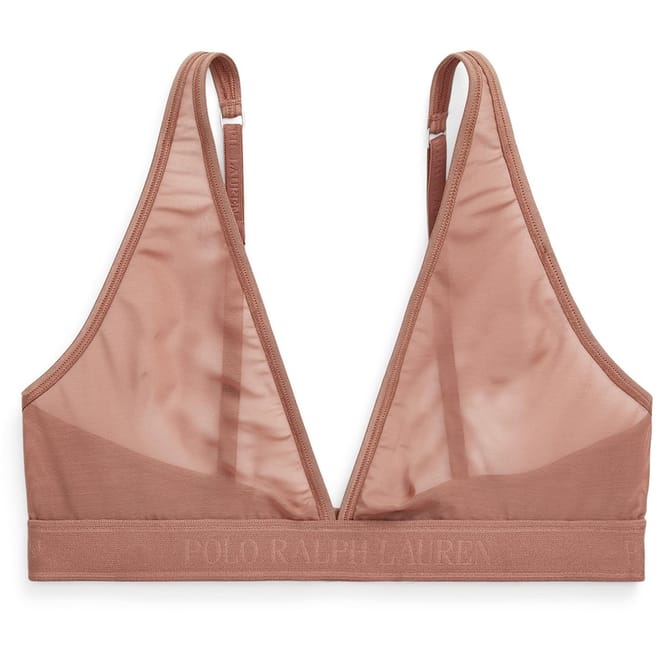 Polo Mesh Triangle Bra