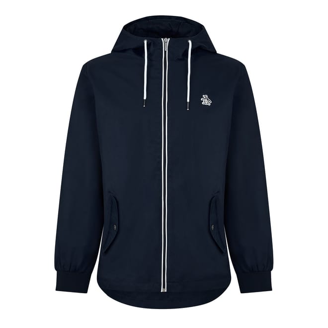 Cropped Hooded Penguin Long Sleeve Top