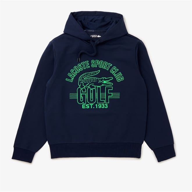 Hooded Crocodile Print Sweatshirt