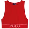 Polo Rib Cropped Slim Fit Shirt