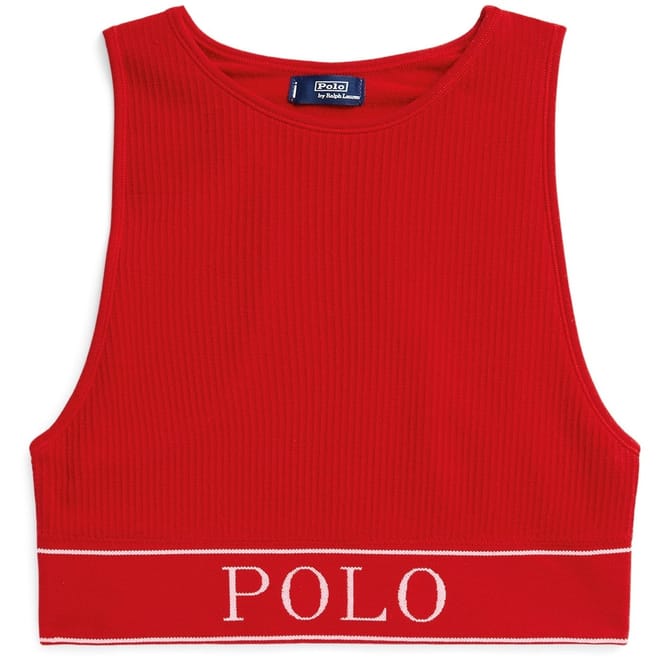 Polo Rib Cropped Slim Fit Shirt