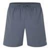 Graphite Running Shorts with Clean Hem