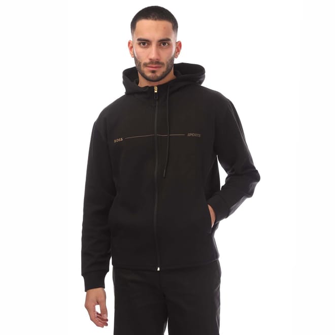 Printed Artwork Zip-Up Hoodie
