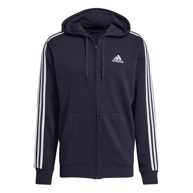 Essentials 3-Stripes Full-Zip Hoodie