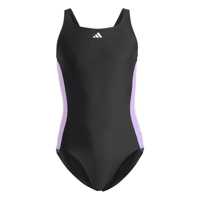 Girls Cut 3-Stripes Swimsuit