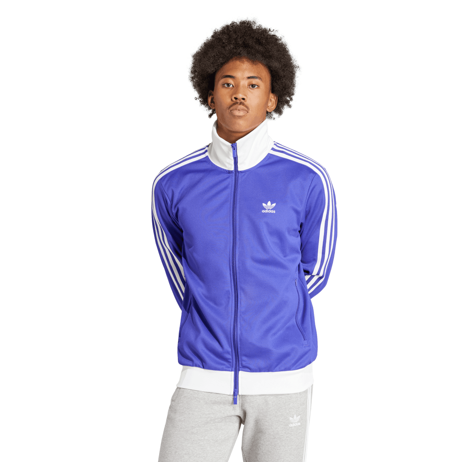 Purple adidas Originals Adicolor Classics Beckenbauer Track