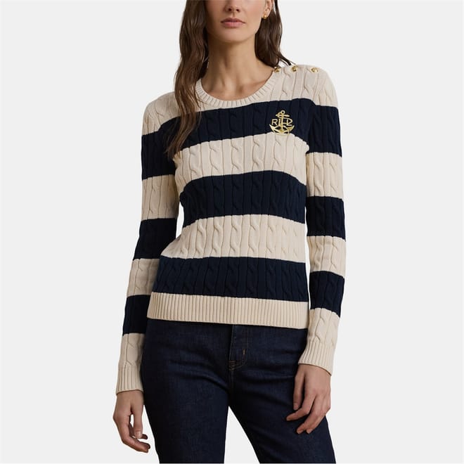 Cable Knit Sweatshirt