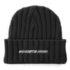 Noir Rib Beanie
