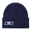 Noir Woven Patch Beanie