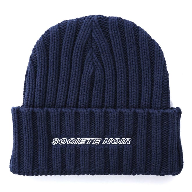 Noir Rib Beanie