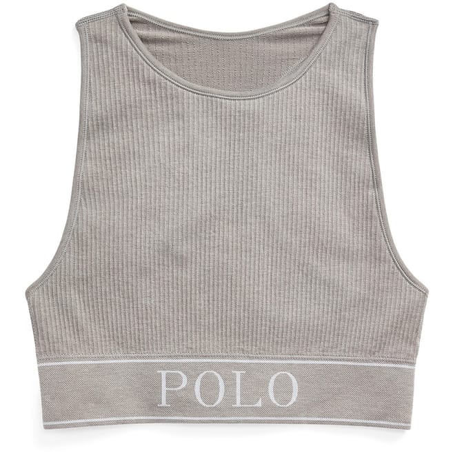 Cropped High Neck Slim Fit Tank