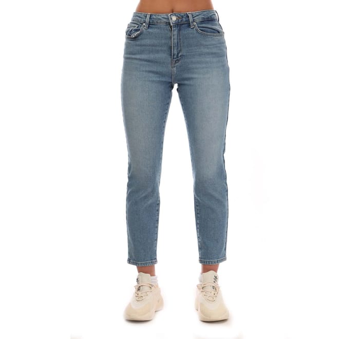 Emily Stretch High Waist Straight Jeans