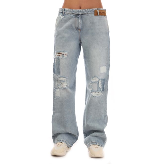 Straight Leg Denim Jeans